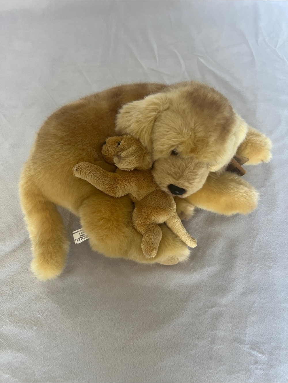 DEMDACO You and Me Yellow Lab and Pup Stuffie
